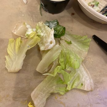 Community Burger - Lettuce from my "chopped salad". - Burgers Near Me - Canton, Georgia
