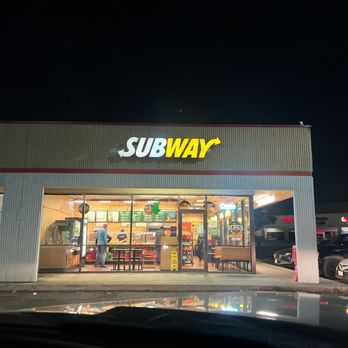 Subway - the front of a subway restaurant at night - Sandwiches Near Me - San Antonio, Texas Subway - the front of a subway restaurant at night - Sandwiches Near Me - San Antonio, Texas