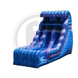 18ft Dual Lane Blue Mist wet or dry slide