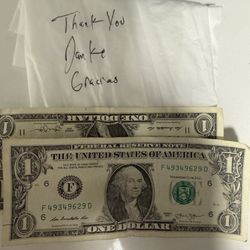 Holiday Inn Express Biddeford - Tip and thank you note for housekeeper who never came