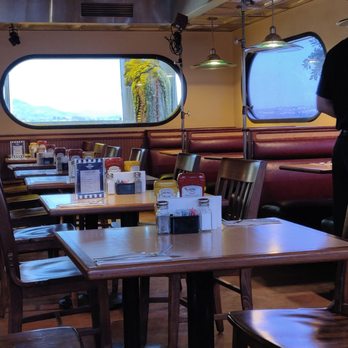 Studio Diner - Dining area with view of outdoor seating and view of Tierrasanta. - American Near Me - San Diego, California Studio Diner - Dining area with view of outdoor seating and view of Tierrasanta. - American Near Me - San Diego, California