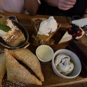 The Ranch - Dessert platter of every dessert I'm pretty sure - Steakhouses Near Me - Irving, Texas