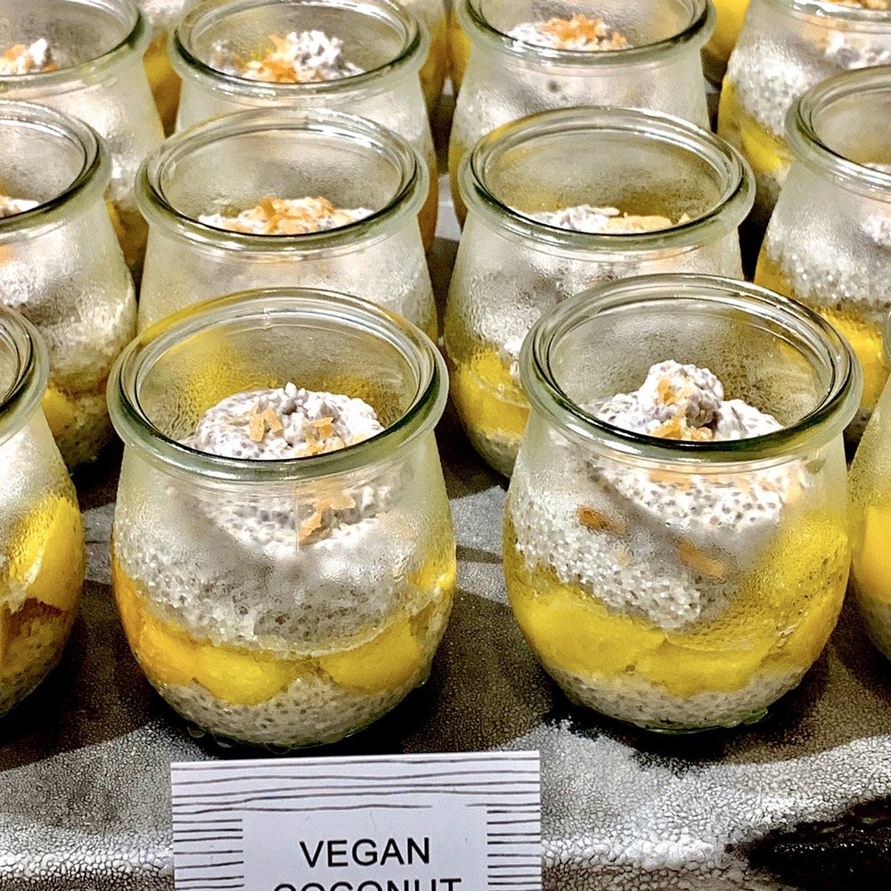 Ulana Terrace - Coconut & Mango CIA Pudding, YUM! - American Near Me - Lahaina, Hawaii Ulana Terrace - Coconut & Mango CIA Pudding, YUM! - American Near Me - Lahaina, Hawaii