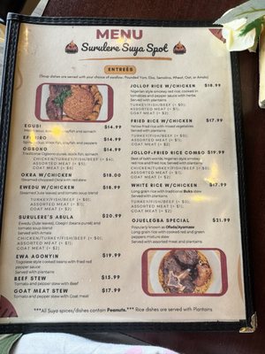 Menu photo 1 Surulere Suya Spot Union, NJ