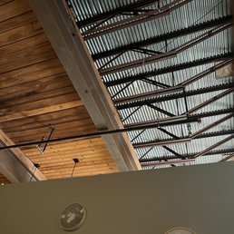 Industrial vibe and no floor to ceiling walls Industrial vibe and no floor to ceiling walls