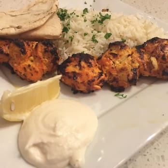 Sidewalk Grill - Chicken kabob plate (white meat) - Mediterranean Near Me - Los Angeles, California Sidewalk Grill - Chicken kabob plate (white meat) - Mediterranean Near Me - Los Angeles, California