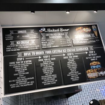 The Baked Bear - Menu - Ice Cream & Frozen Yogurt Near Me - Sunrise, Florida The Baked Bear - Menu - Ice Cream & Frozen Yogurt Near Me - Sunrise, Florida