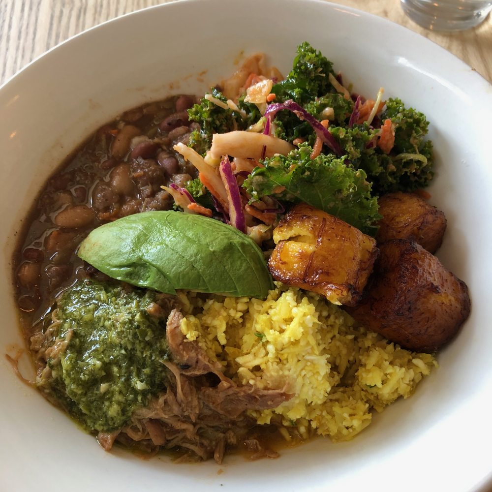 Kitava - cuban bowl with cauliflower and pork - Gluten-Free Near Me - San Francisco, California Kitava - cuban bowl with cauliflower and pork - Gluten-Free Near Me - San Francisco, California