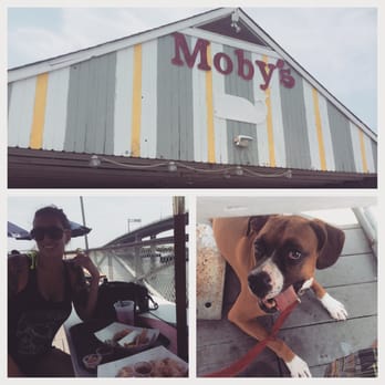 Moby's Lobster Deck - Outside patio that is dog friendly. - Seafood Near Me - Highlands, New Jersey