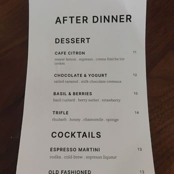 Fairbanks - Dessert menu - Salad Near Me - Lewiston, New York