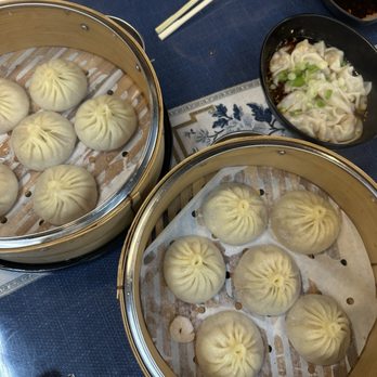 Dumpling World - Pork xiao long bao  Shrimp xiao long bao  Spicy wontons - Chinese Near Me - Everett, Washington