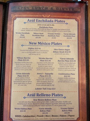 Menu photo 6 Cocina Azul Albuquerque, NM