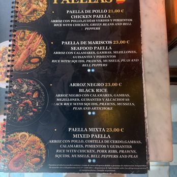 Paparazzi Bar - Menu - Andalusian Near Me - Barcelona, B