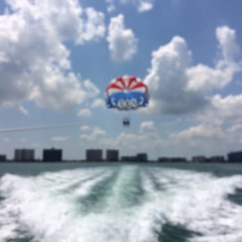 Chute Em Up Parasail - If you check in on Yelp! You get a free upgrade to 1000ft - Parasailing Near Me - Clearwater Beach, Florida