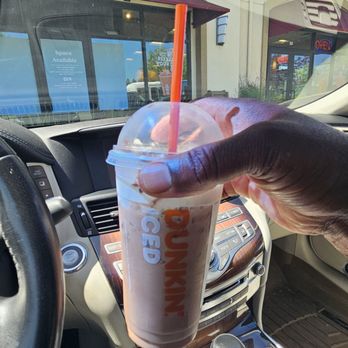 Dunkin' - Cocoa Mocha Iced Signature latte. - Donuts Near Me - Petaluma, California Dunkin' - Cocoa Mocha Iced Signature latte. - Donuts Near Me - Petaluma, California