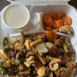 Kyoto Gardens - Hibachi chicken and shrimp