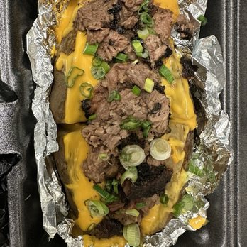 Beach Avenue BBQ - Baked potato with brisket - Barbeque Near Me - Brookfield, Illinois