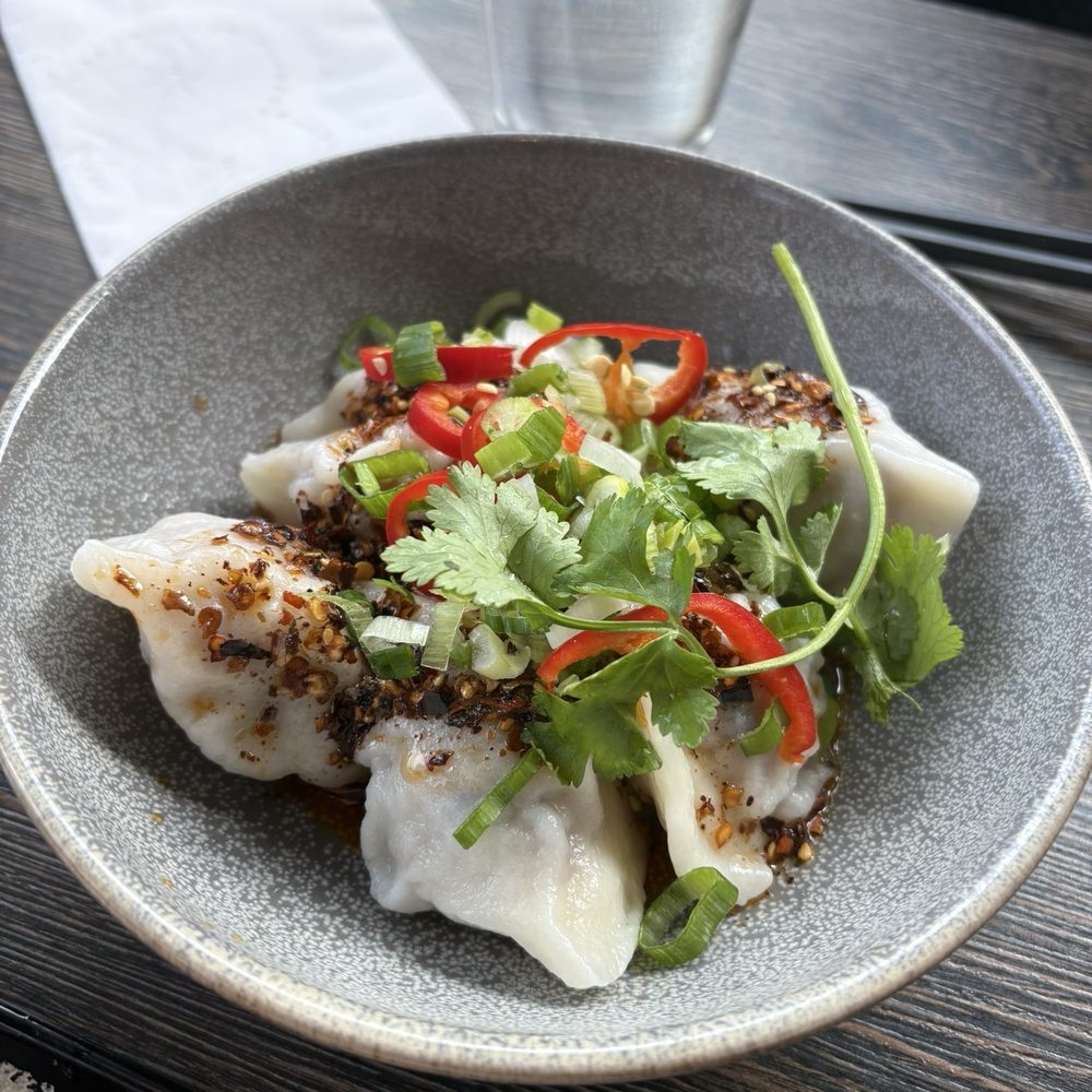 Dumpling Time - Chili pork dumplings - Dim Sum Near Me - Palo Alto, California Dumpling Time - Chili pork dumplings - Dim Sum Near Me - Palo Alto, California