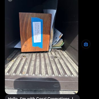 Coral Cremations - The text I received when my baby was delivered. - Pet Cremation Services Near Me Coral Cremations - The text I received when my baby was delivered. - Pet Cremation Services Near Me