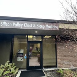 Silicon Valley Chest & Sleep Medicine - Front entrance is located on the east side of this office building.