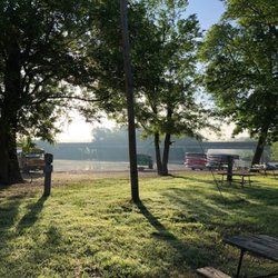 Elk River Floats - Beautiful morning at Wayside Campground