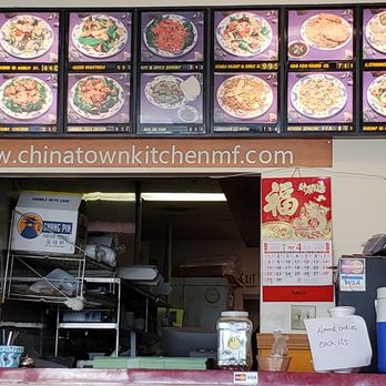 Chinatown Kitchen - menus on the wall above the counter - Chinese Near Me - Menomonee Falls, Wisconsin