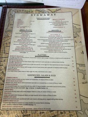 Menu photo 3 Stowaway Brooklyn, NY