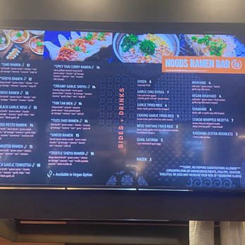Noods Ramen Bar - Menu as of March 2023 - Ramen Near Me - Kaneohe, Hawaii Noods Ramen Bar - Menu as of March 2023 - Ramen Near Me - Kaneohe, Hawaii