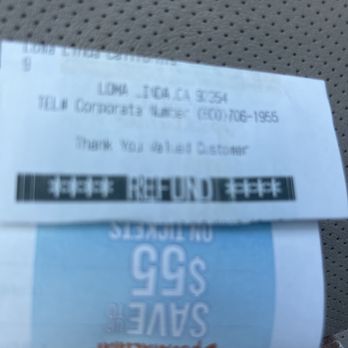 McDonald's - a close up of a receipt - Fast Food Near Me - Loma Linda, California