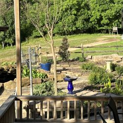 The Perry River House - View of the back right side of their property.