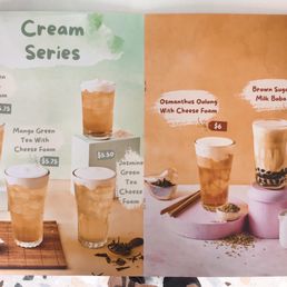 Menu (Cream Series)