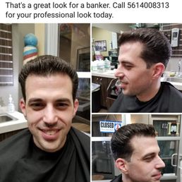 A perfect haircut. A perfect haircut.