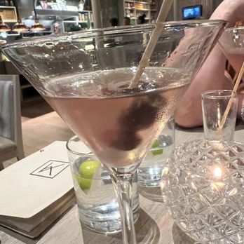 Klein Harris - One of the more unusual martinis we've had. Black olives. - Desserts Near Me - Calgary, Alberta