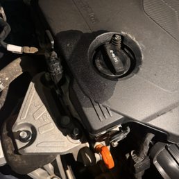 Oil all over the engine Oil all over the engine