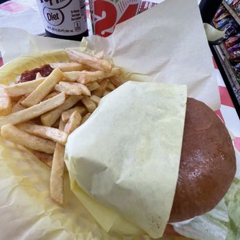 Mel's Blueplate Express - 5:23:2025 Turkey Burger & Fries - Seafood Near Me - Galveston, Texas
