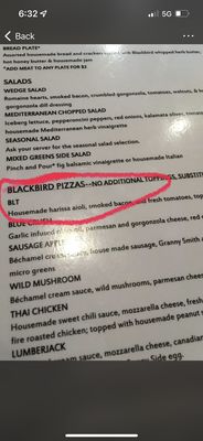 Menu photo 7 Blackbird Woodfire Fargo, ND Menu photo 7 Blackbird Woodfire Fargo, ND