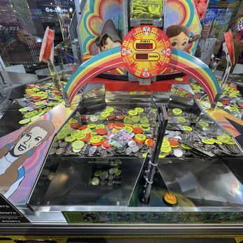 Scene75 Entertainment Center I Columbus - This machine never paid out tokens that fell into the tray to the bottom left. - Go Karts Near Me - Columbus, Ohio Scene75 Entertainment Center I Columbus - This machine never paid out tokens that fell into the tray to the bottom left. - Go Karts Near Me - Columbus, Ohio