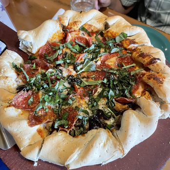 Beau Jo's - Arvada - Medium: 1/2 Spicy Victoroni, 1/2 Lil Italy - Pizza Near Me - Arvada, Colorado