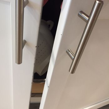 DJJ Cabinets - Chipped cabinet - Kitchen & Bath Near Me - Anaheim, California