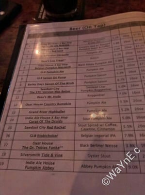 Menu photo 8 Bar Hop Toronto, ON