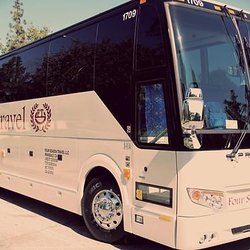 Four Season Travel - 56-Passenger Luxury Motorcoach - Wi-Fi, Restroom, Climate Control, Maintained In-House