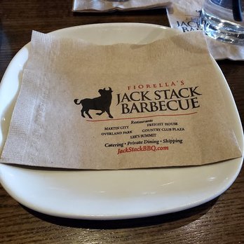 Jack Stack Barbecue - Lee's Summit - Napkin and app plate - Barbeque Near Me - Lee's Summit, Missouri Jack Stack Barbecue - Lee's Summit - Napkin and app plate - Barbeque Near Me - Lee's Summit, Missouri
