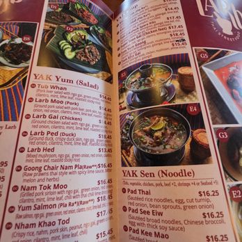 Larb Thai - Menu - Hot Pot Near Me - Shoreline, Washington