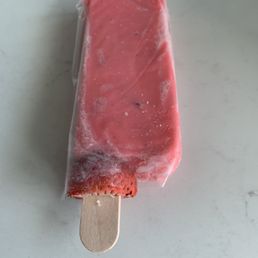 Strawberry popsicle