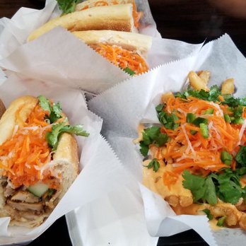 JoJu - Lemongrass chicken and clssic banhmi with banhmi fries. - Coffee & Tea Near Me - Elmhurst, New York JoJu - Lemongrass chicken and clssic banhmi with banhmi fries. - Coffee & Tea Near Me - Elmhurst, New York