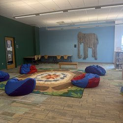 Portland Public Library - Lounging area in children's section