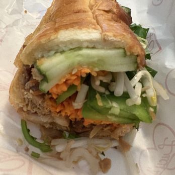 Lucy's Vietnamese - Bedford Stuyvesant - My delicious Lemongrass Chicken Banh Mi - Vietnamese Near Me - Brooklyn, New York