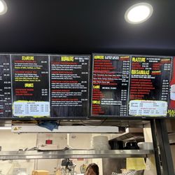 Taqueria Los 3 Amigos - Menu
