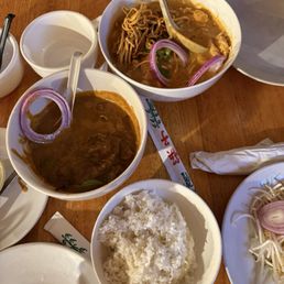Beef curry, Khao soi Beef curry, Khao soi