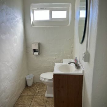 Death Valley Hot Springs - Your half bathroom (in the bungalows). - Hotels Near Me - Tecopa, California Death Valley Hot Springs - Your half bathroom (in the bungalows). - Hotels Near Me - Tecopa, California
